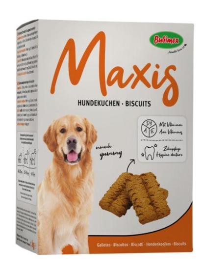 Picture of Bubimex Maxis Dog Biscuits - 1kg Crunchy Treats for Dogs